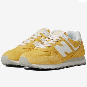 New Balance Yellow Legacy 574 Sneakers / Only Worn Twice / Size 7